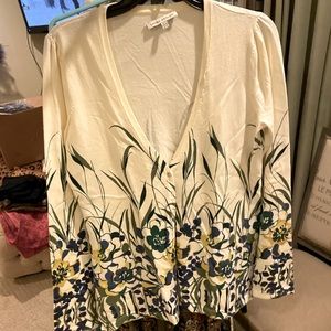 💐 Laura Ashley flower print cardigan